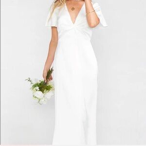 Elegant White Women's Dress